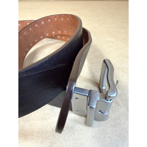 Lauren Ralph Lauren Studded Leather Reversible Belt Brown/Black Sz 42 main image 4